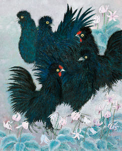 早春（黒い鳥）