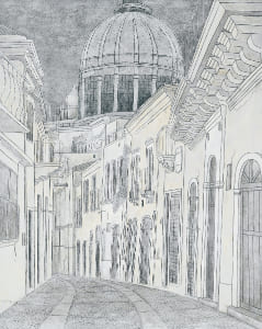 聖堂のある街角