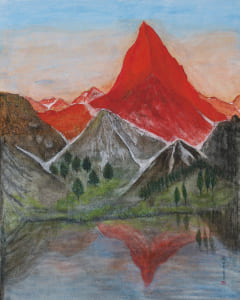 マッターホルンの朝焼け