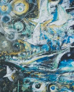 星空をゆく帆船