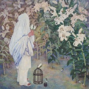 百合摘とシジュウカラ