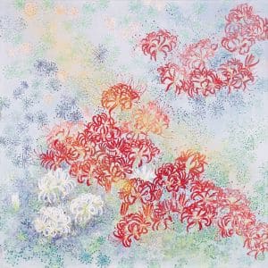 初秋のメロディー（彼岸花とうどの花）