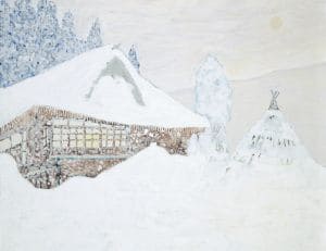 白布温泉中屋の豪雪