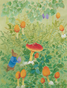 ピーター 森の散策