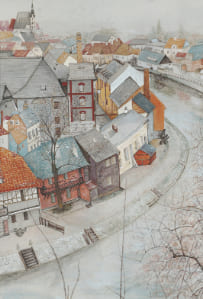 チェスキー・クルムロフにて