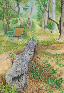 御観兵榎倒木之図