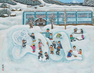 故郷の思い出「雪の芸術祭」