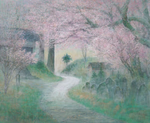 庚申塚の春