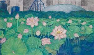蓮始開─小石川後楽園